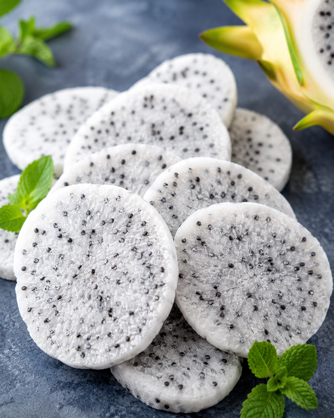 Frozen Dragon Fruit White Slices