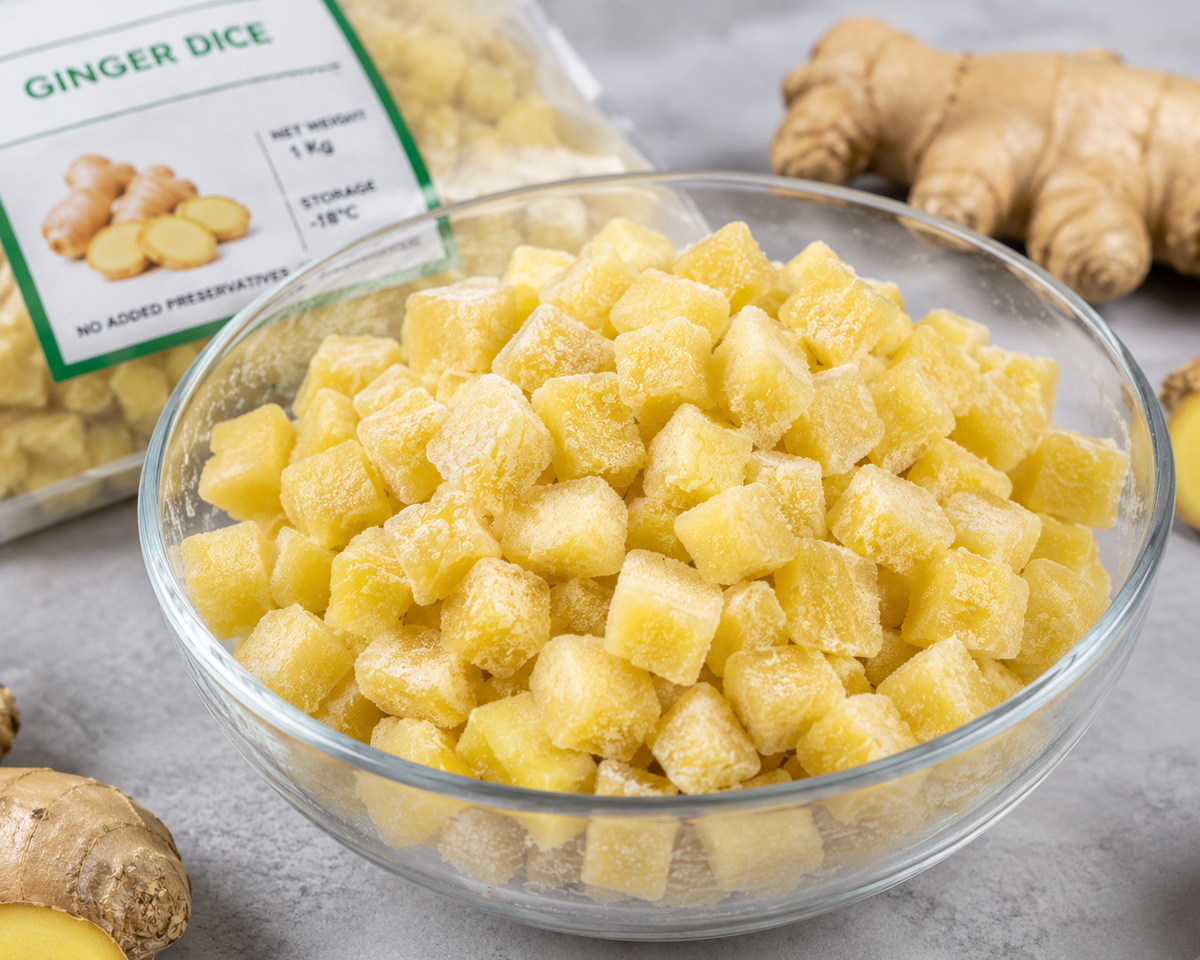 Frozen Ginger Dice