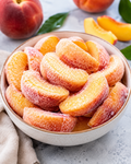 Frozen Peach Slices